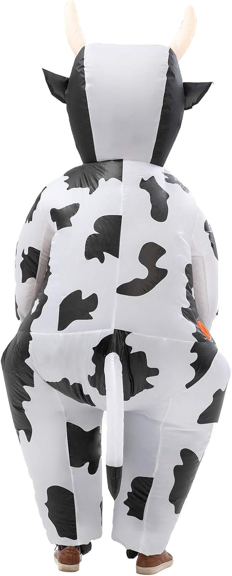 Inflatable Costume Cow Game Adult Funny Blow up Suit Halloween Cosplay Party