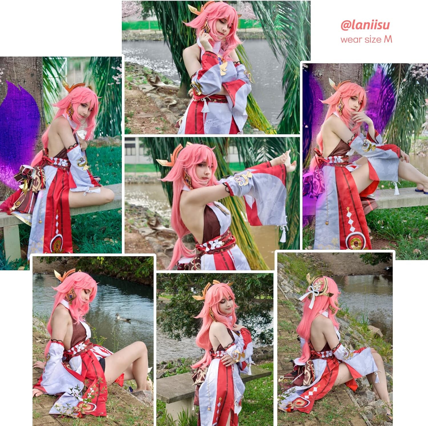 Yae Miko Cosplay Costume Miko Costume Women Kimono Yae Cosplay Outfit