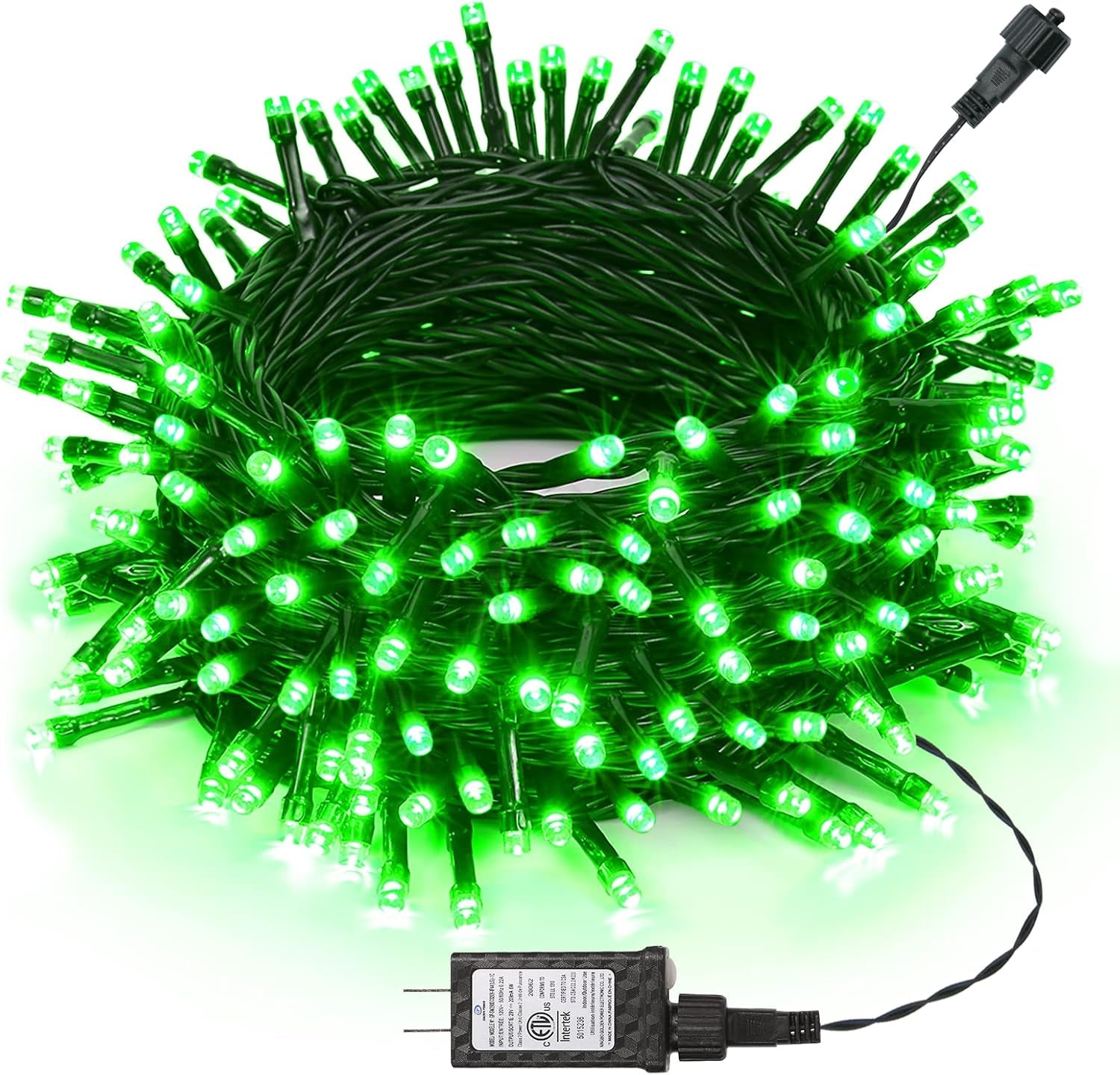 100FT 300 LED String Lights with 8 Modes Timer Connectable Waterproof Plug-In Fairy Lights for Home, Garden, Party, Holiday, Tree, Christmas Decorations (Green)
