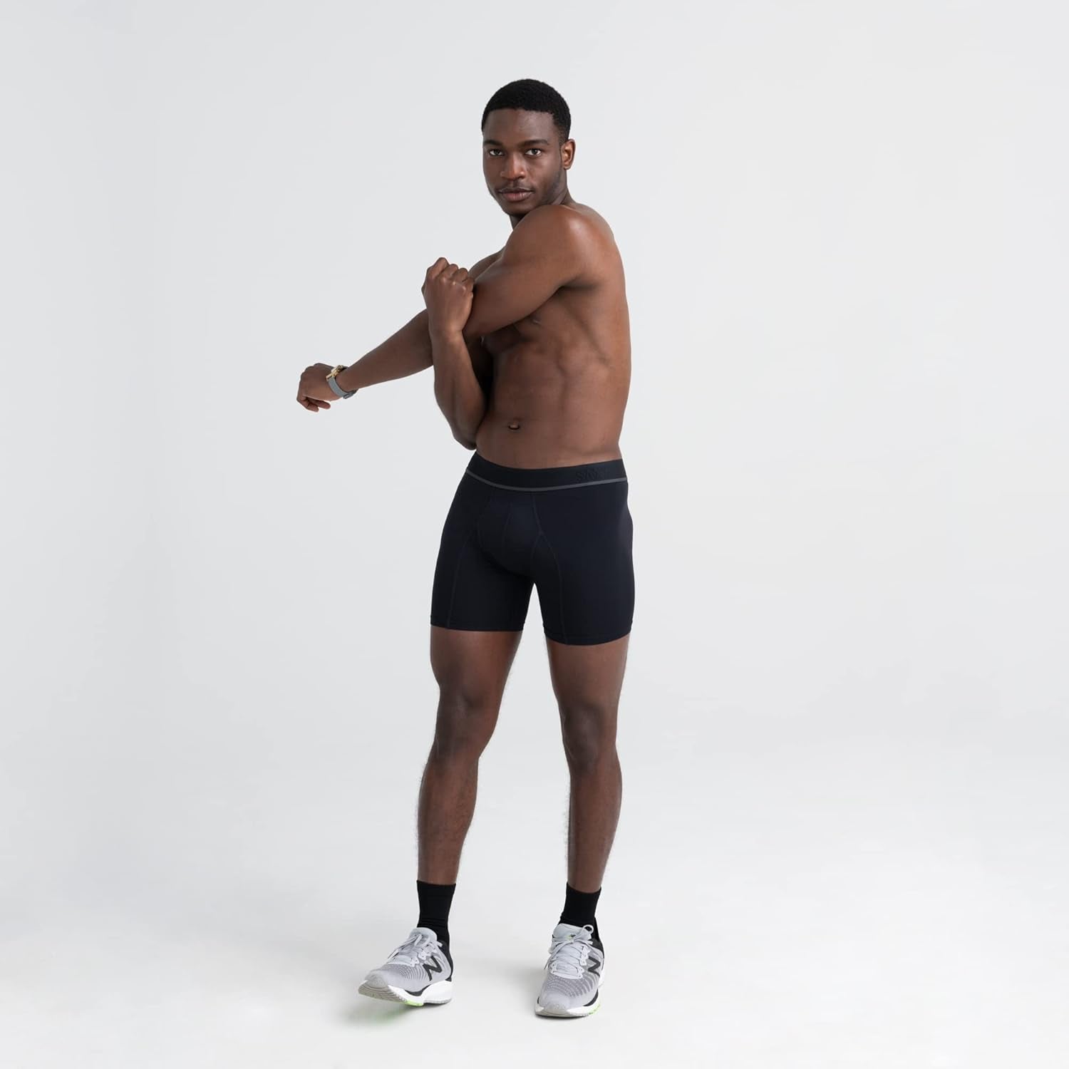 Men'S Underwear with Pouch Kinetic Light-Compression Mesh Boxer Brief