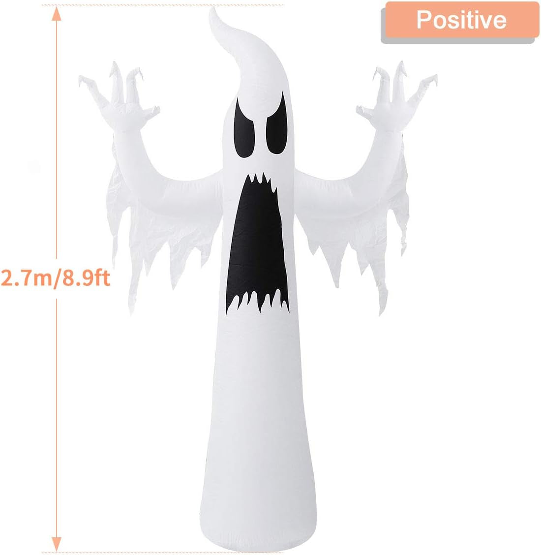 Tall Halloween Inflatable Scary Spooky Ghost (A2)