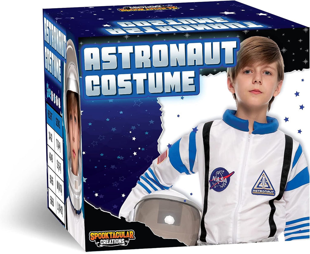 Halloween Child Unisex Astronaut Costume,Pilot Jumpsuit for Kids Halloween Cosplay Party