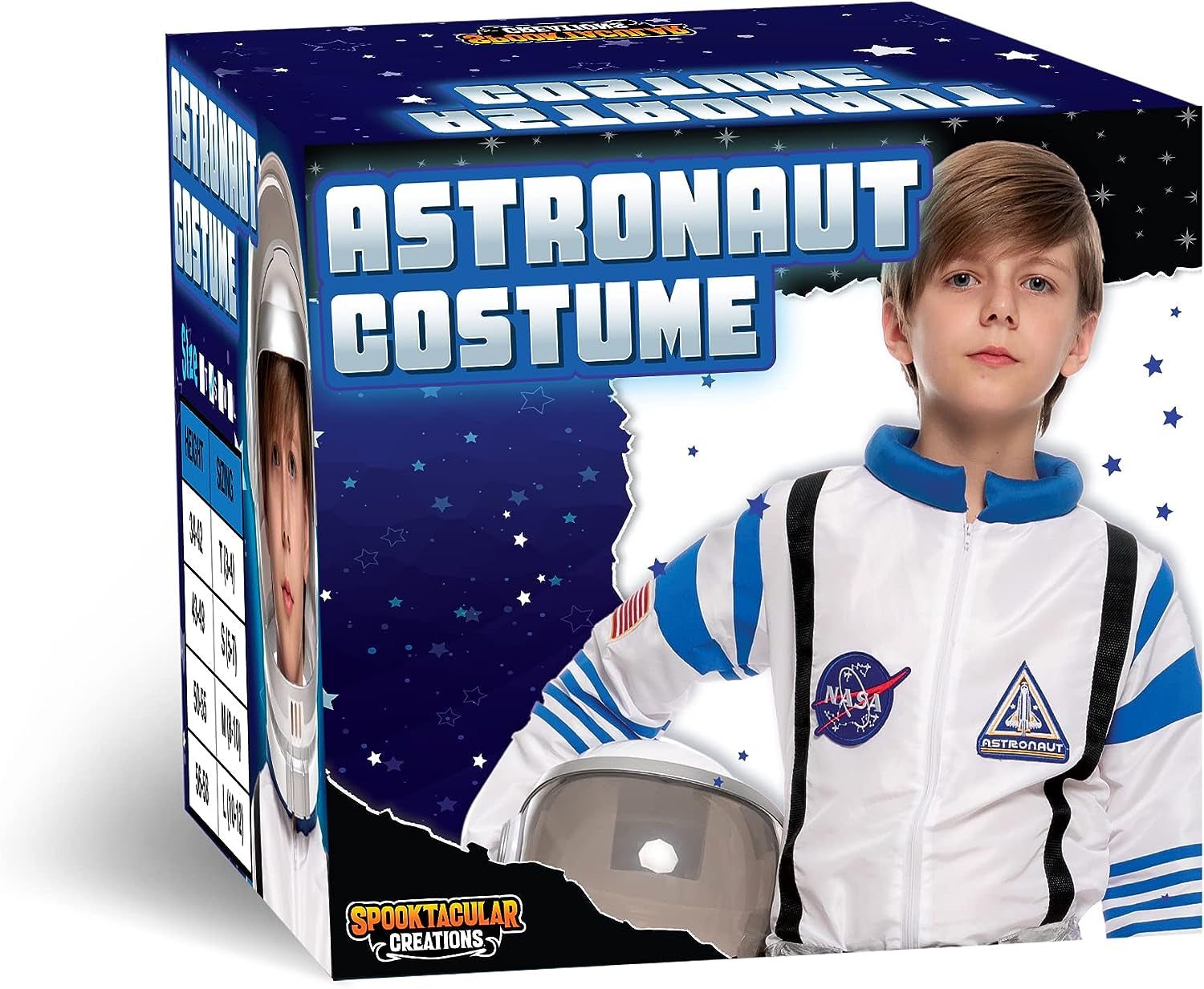 Halloween Child Unisex Astronaut Costume,Pilot Jumpsuit for Kids Halloween Cosplay Party