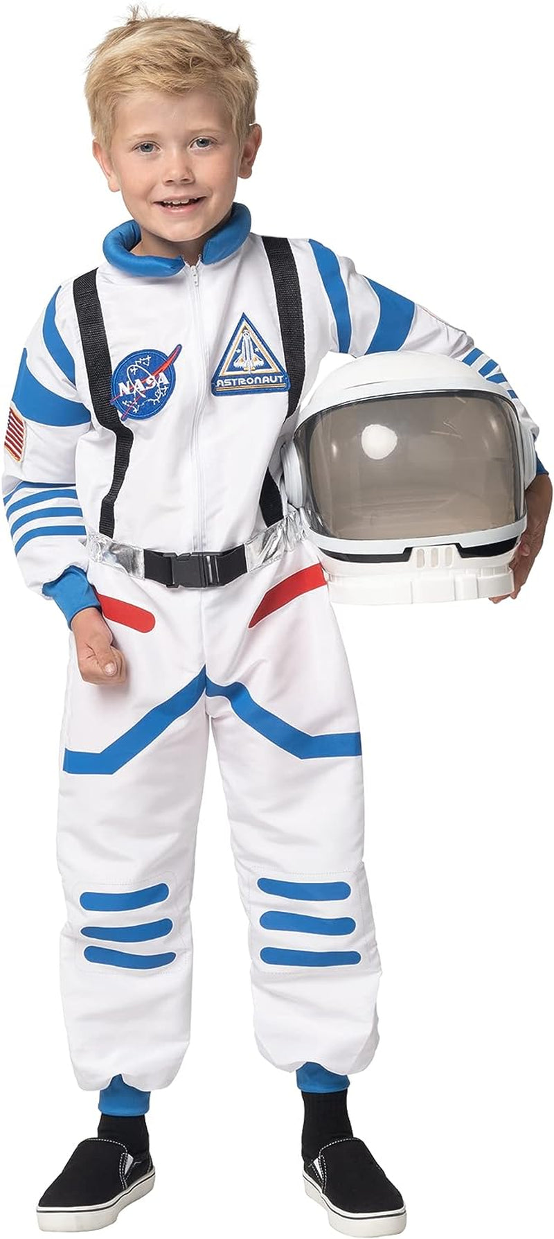 Halloween Child Unisex Astronaut Costume,Pilot Jumpsuit for Kids Halloween Cosplay Party