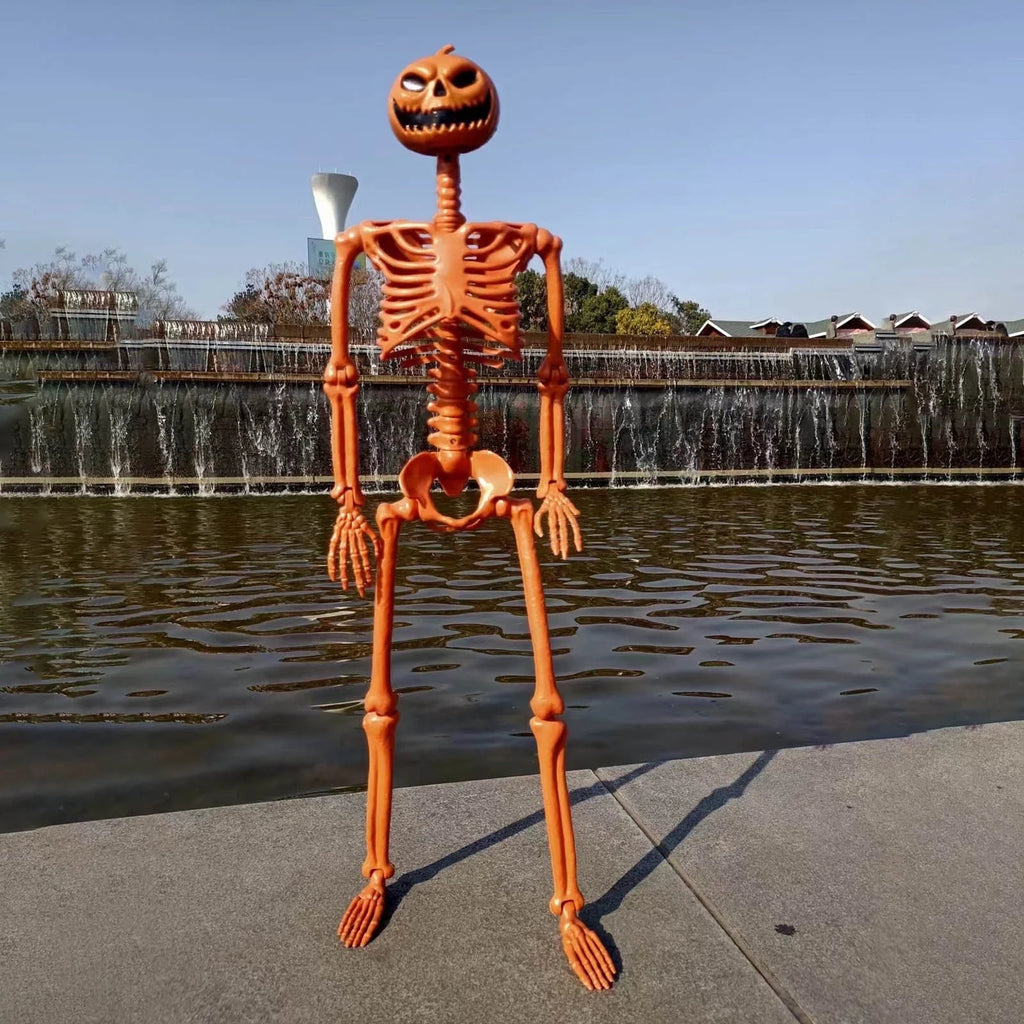 Halloween Clearance!  Halloween Pumpkin Skeleton Decoration Halloween Party Decoration