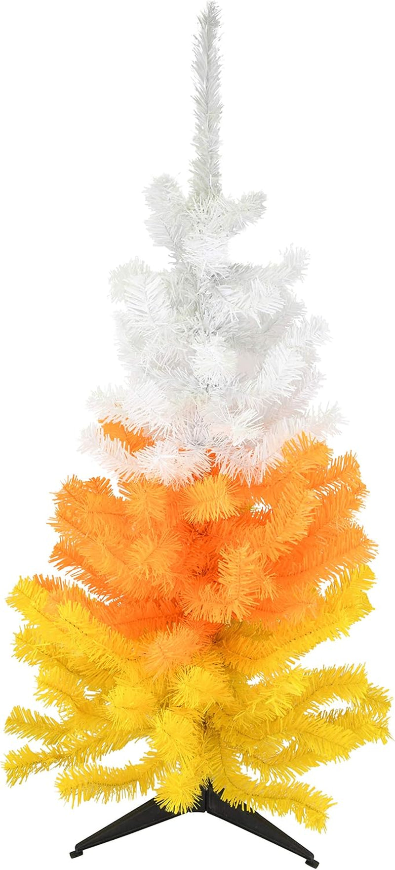 White Orange and Yellow Candy Corn Halloween Tree (3 Foot)