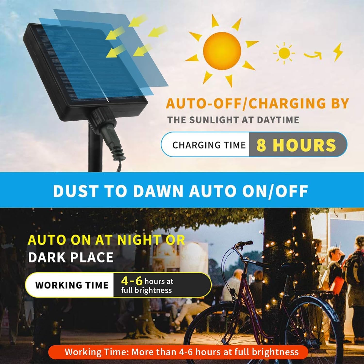 164Ft 500 LED Solar Christmas Lights Outdoor Waterproof with Remote Timer, 8 Modes Solar Powered Fairy String Lights for Christmas Tree Wedding Party Holiday Outdoor Indoor Decor (Multi-Color)