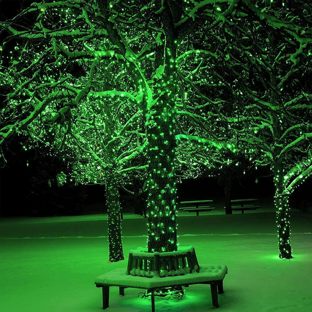 100FT 300 LED String Lights with 8 Modes Timer Connectable Waterproof Plug-In Fairy Lights for Home, Garden, Party, Holiday, Tree, Christmas Decorations (Green)