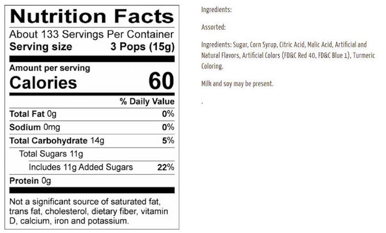 Charms Mini Pops - 4.5 Lb Bag of Individually Wrapped Fruity Hard Candy Lollipops in 18 Fun Flavors - Peanut and Gluten Free, 400 Count, Packaging May Vary