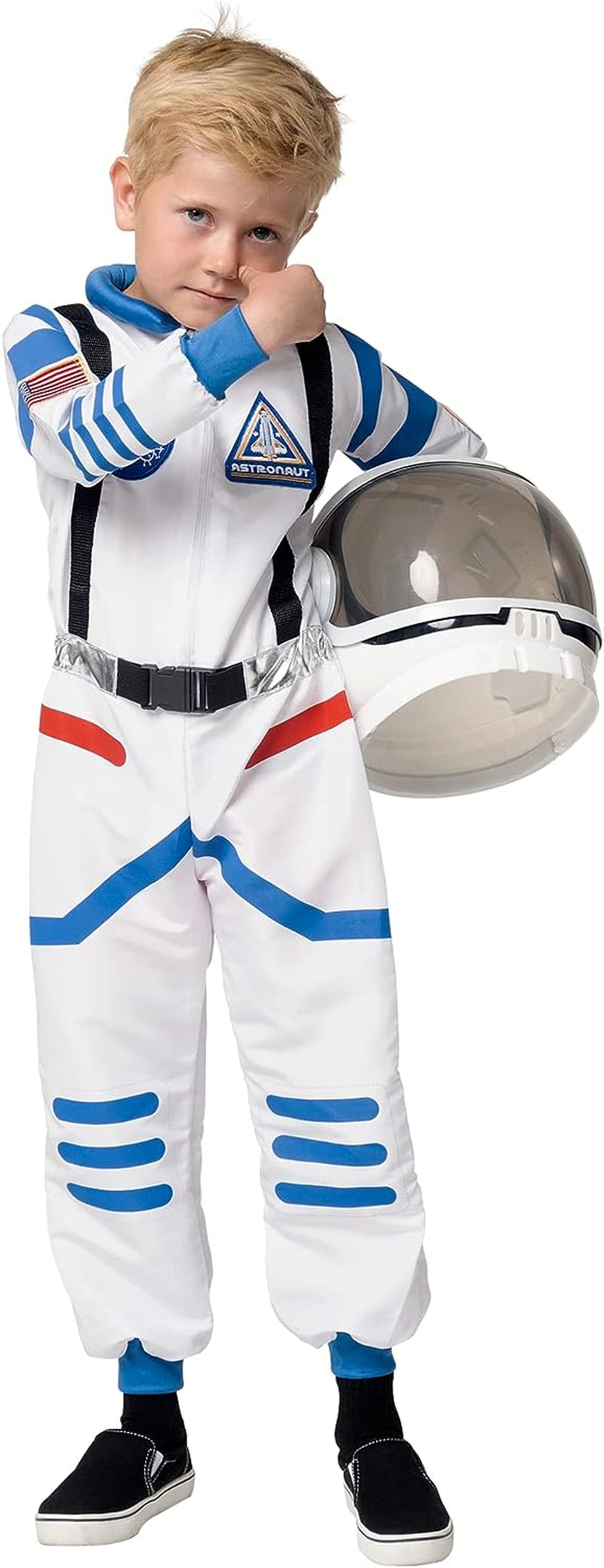 Halloween Child Unisex Astronaut Costume,Pilot Jumpsuit for Kids Halloween Cosplay Party