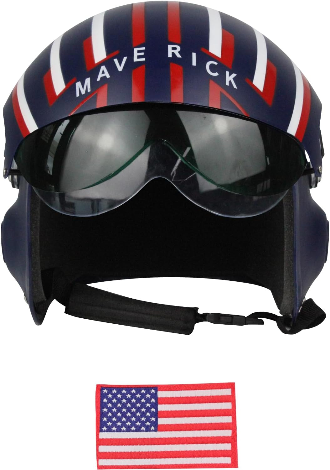 Adult'S Air Force Combat Pilot Dark Blue Maverick Helmet