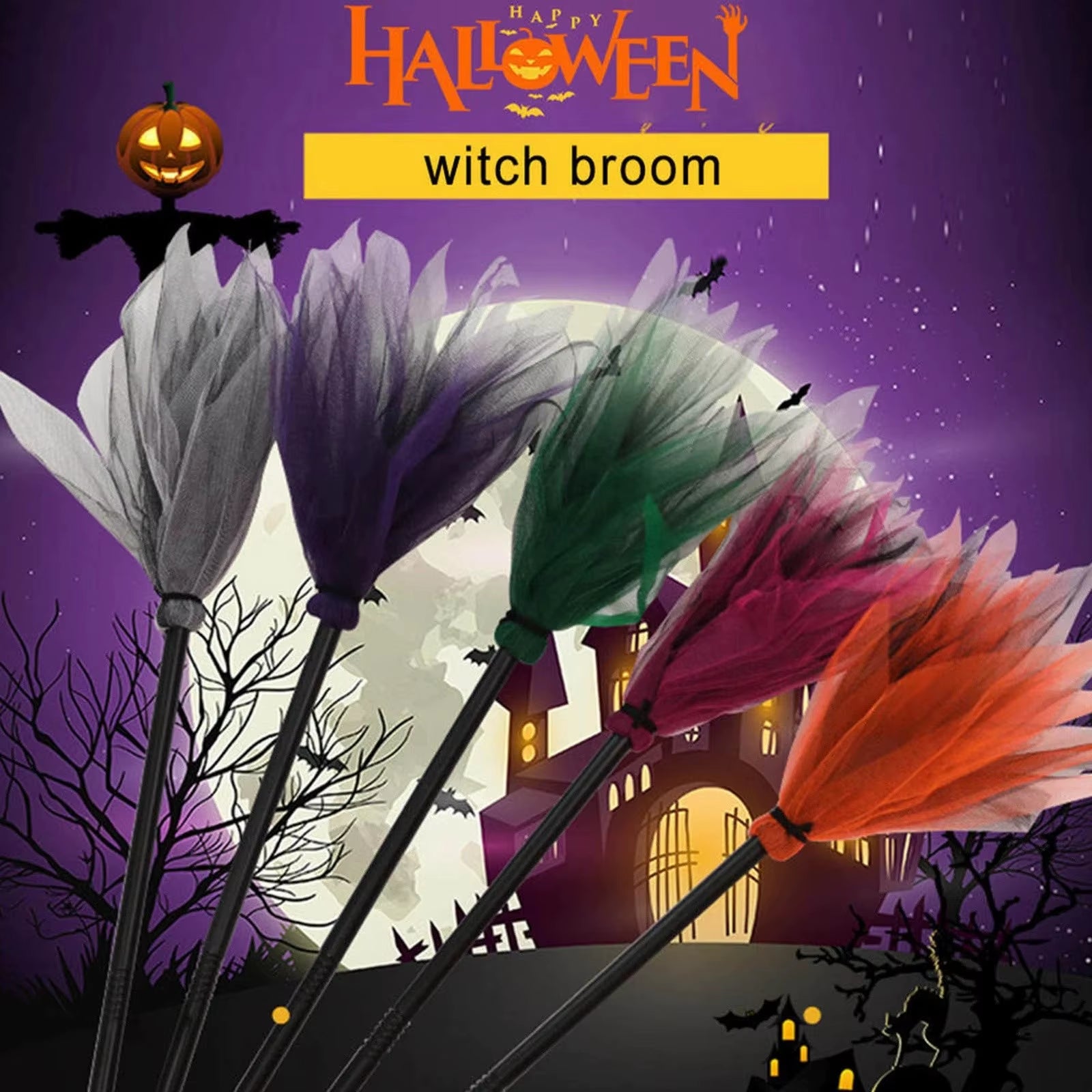 Halloween Detachable Props Festival Party Decoration Supplies Halloween Witch Halloween Blanket Gifts Stuff Halloween Candles