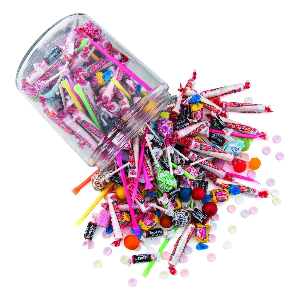 Bulk 1000 Piece Premium Candy Assortments, Individually Wrapped, Easter, Halloween, Birthdays, Festivals, Carnivals and Parades (Assorted)