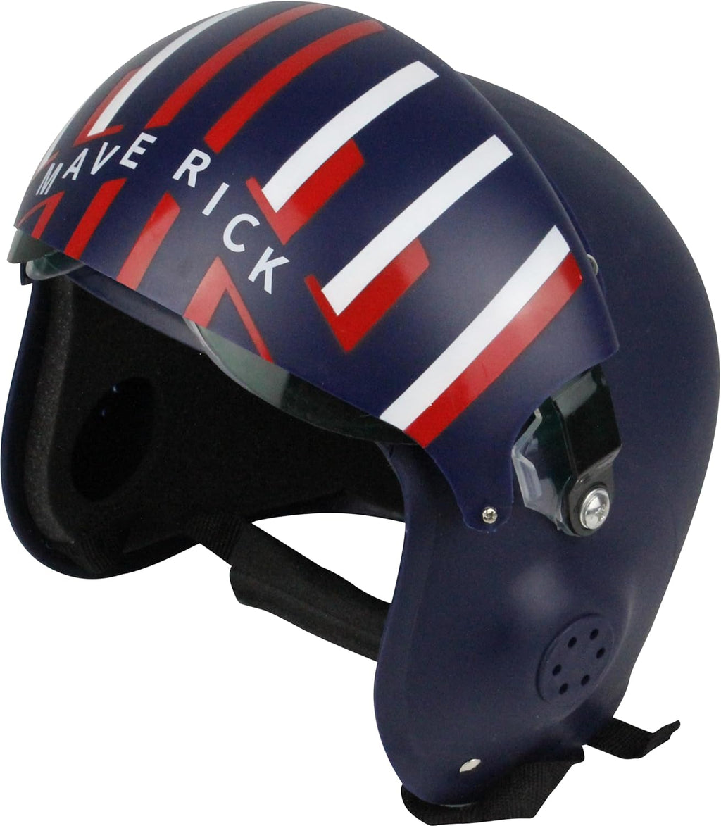 Adult'S Air Force Combat Pilot Dark Blue Maverick Helmet