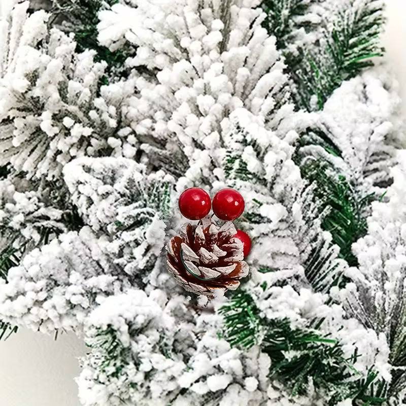 Christmas Snowflake Pine Garland
