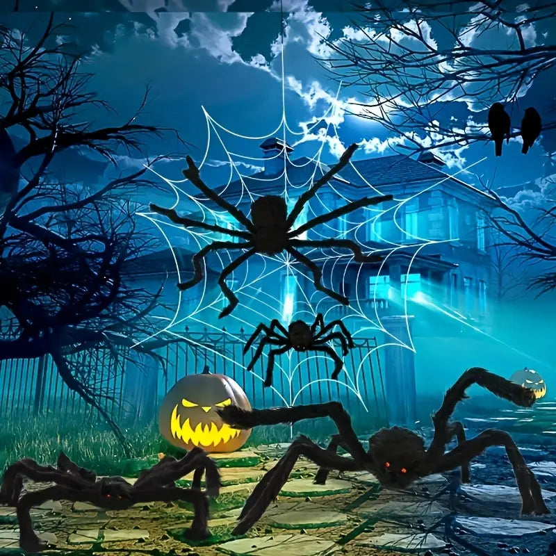 Creepy Crawly Spiders – Large Haunted House Décor