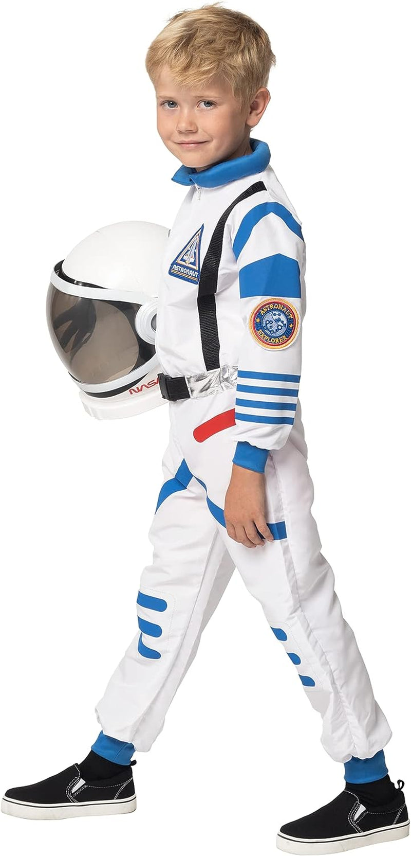 Halloween Child Unisex Astronaut Costume,Pilot Jumpsuit for Kids Halloween Cosplay Party