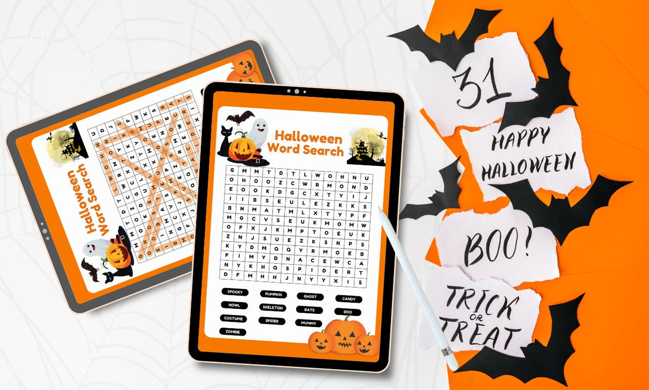 Halloween Word Search, Halloween Word Find for Kids, Printable Halloween Activity, Halloween Classroom Activity, Kids Halloween Word Search