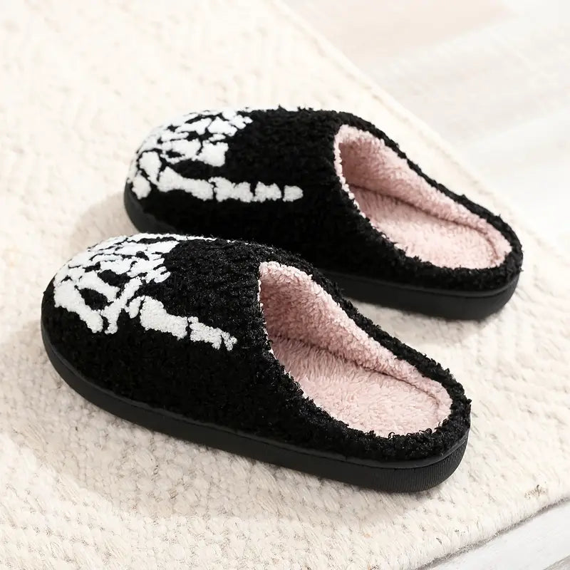 BoneCozy™ Skeleton Slippers