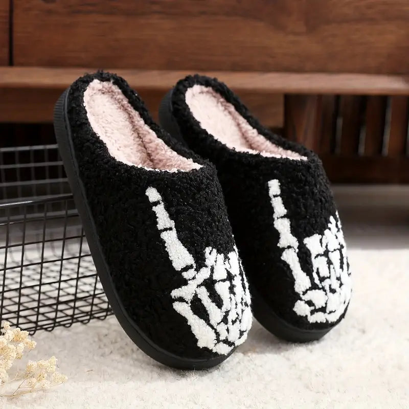 BoneCozy™ Skeleton Slippers