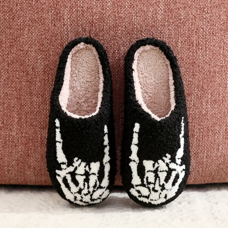 BoneCozy™ Skeleton Slippers