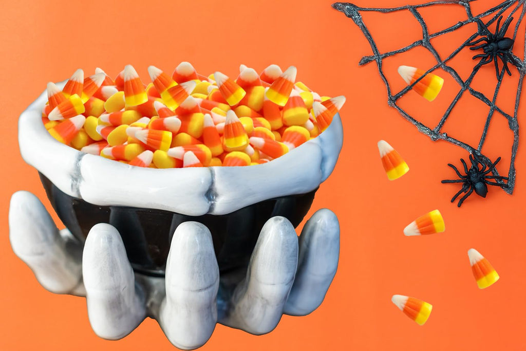 Candy Corn, Classic Halloween Candy Treats- Dragon Teeth Candy - Candy Bulk, Gluten Free - Fun & Festive Holiday Snacking Fun (Half-Pound)