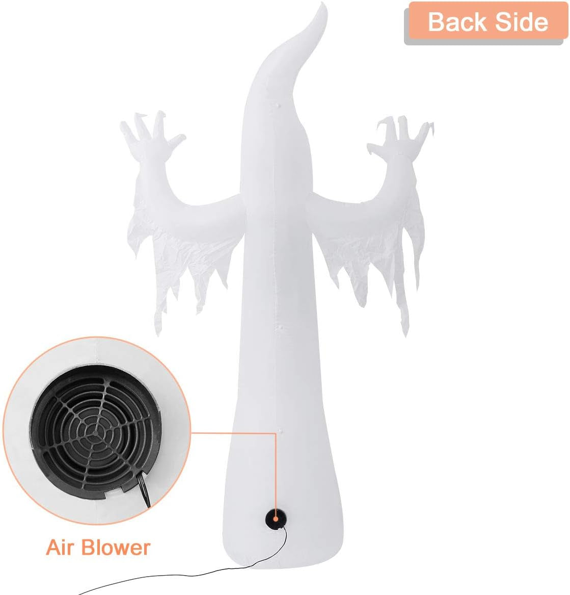 Tall Halloween Inflatable Scary Spooky Ghost (A2)